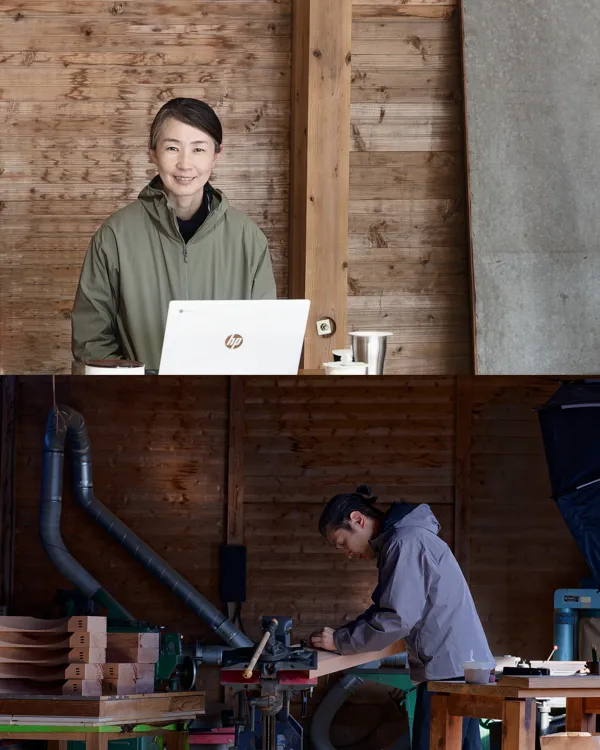 上・西村心子　下・西村正太